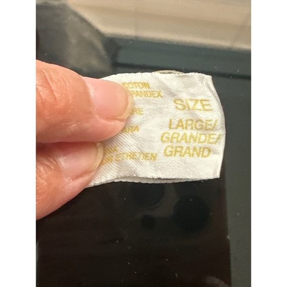 VTG Jordache Women's White Crop Top Blue Gingham Trimmed Accents Casual - Picture 6 of 6